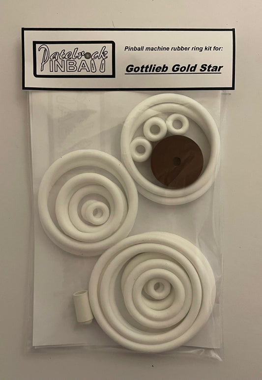 Gottlieb Gold Star Pinball Machine Rubber Ring Kit