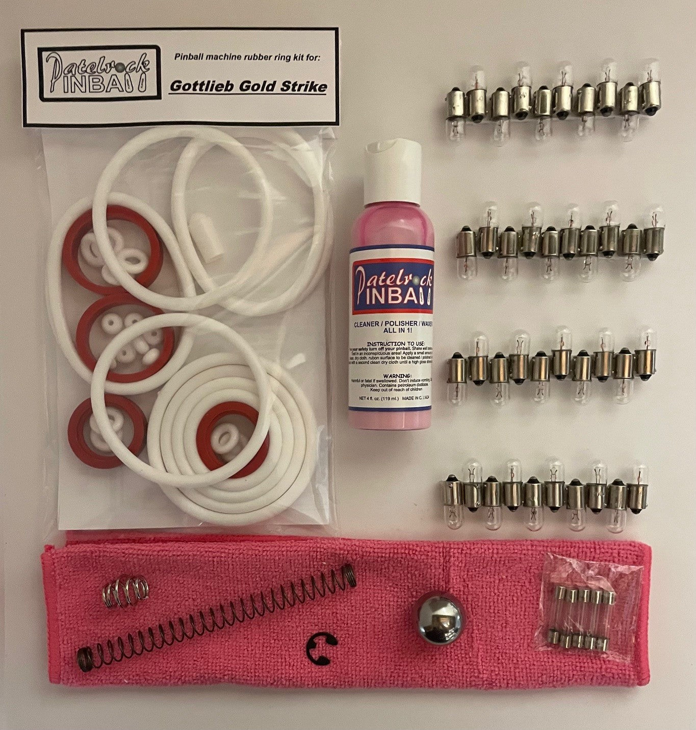 Gottlieb Gold Strike Pinball Machine Maintenance Kit