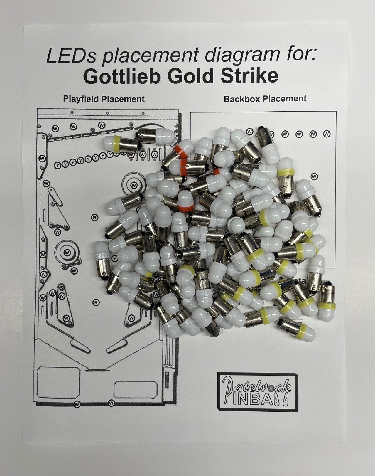 Gottlieb Gold Strike LED Conversion Kit