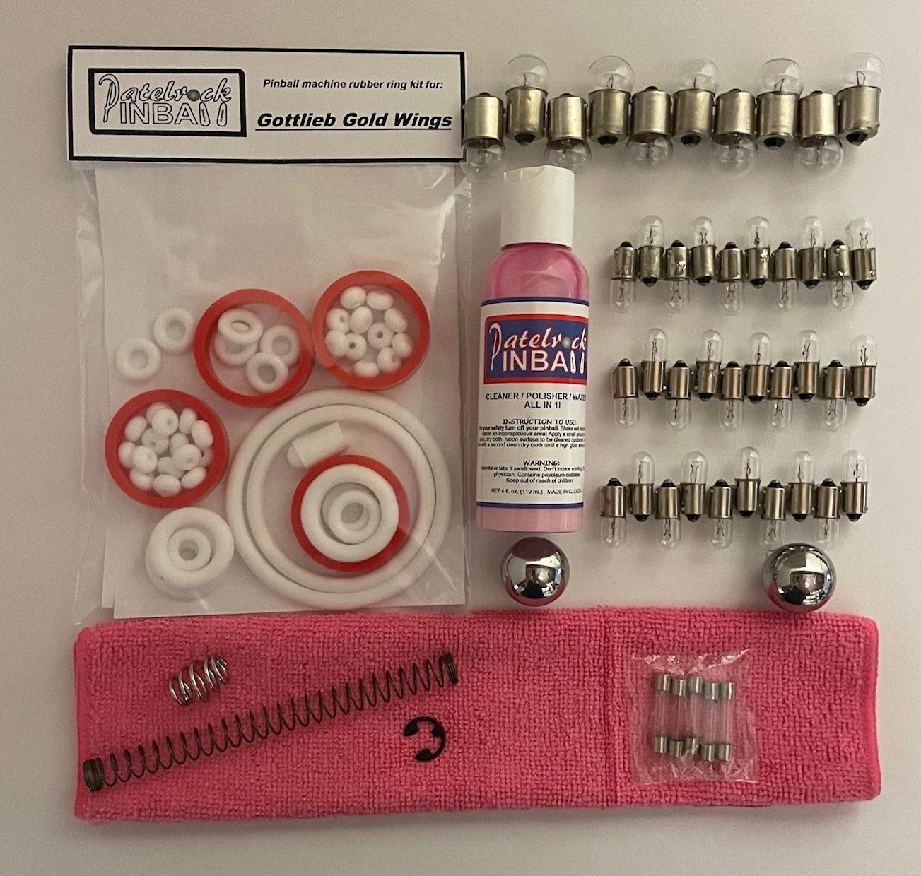 Gottlieb Gold Wings Pinball Machine Maintenance Kit