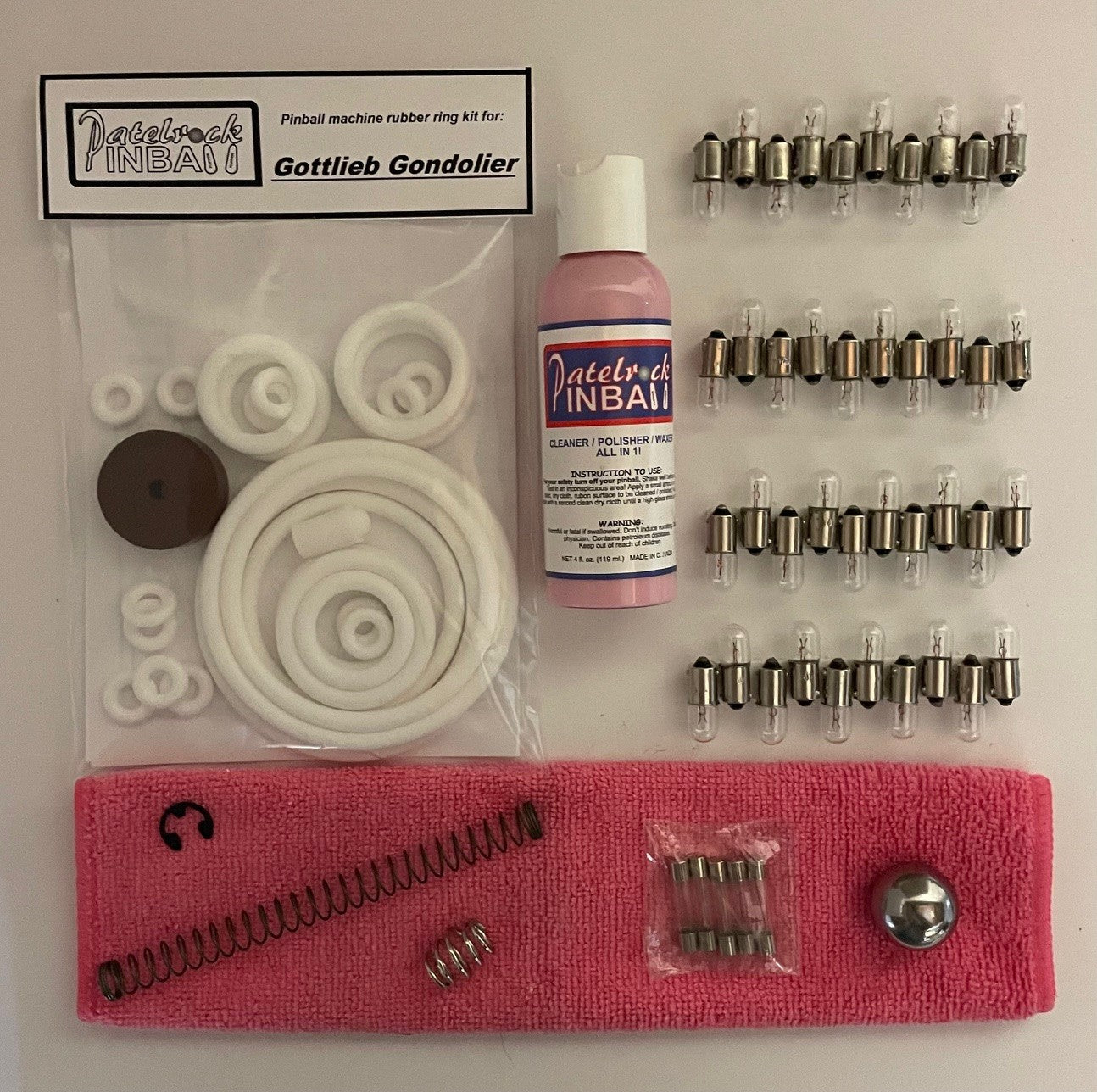 Gottlieb Gondolier Pinball Machine Maintenance Kit