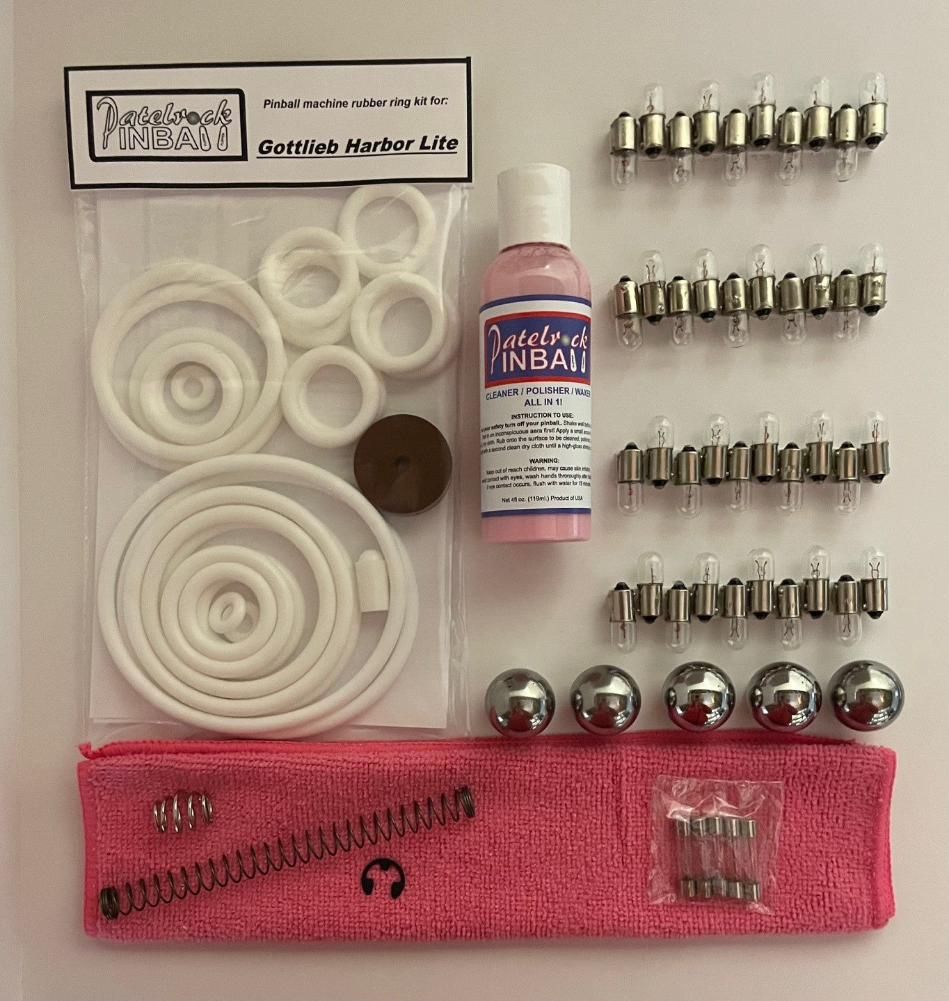 Gottlieb Harbor Lites Pinball Machine Maintenance Kit
