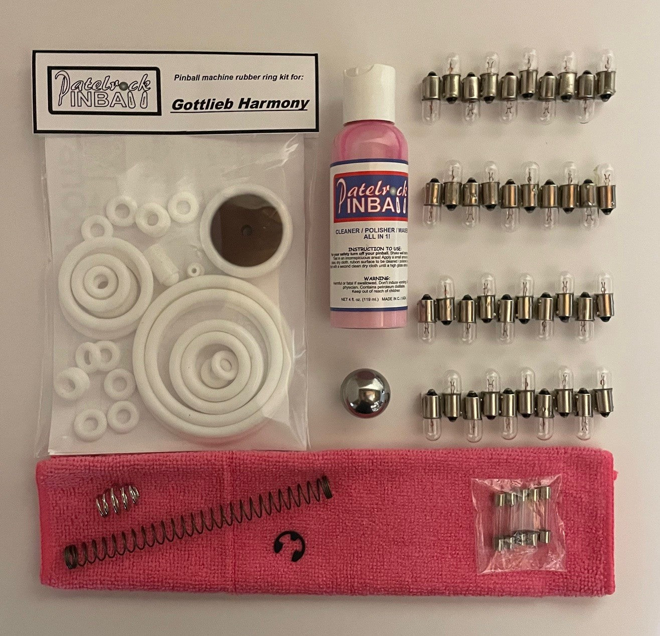 Gottlieb Harmony Pinball Machine Maintenance Kit