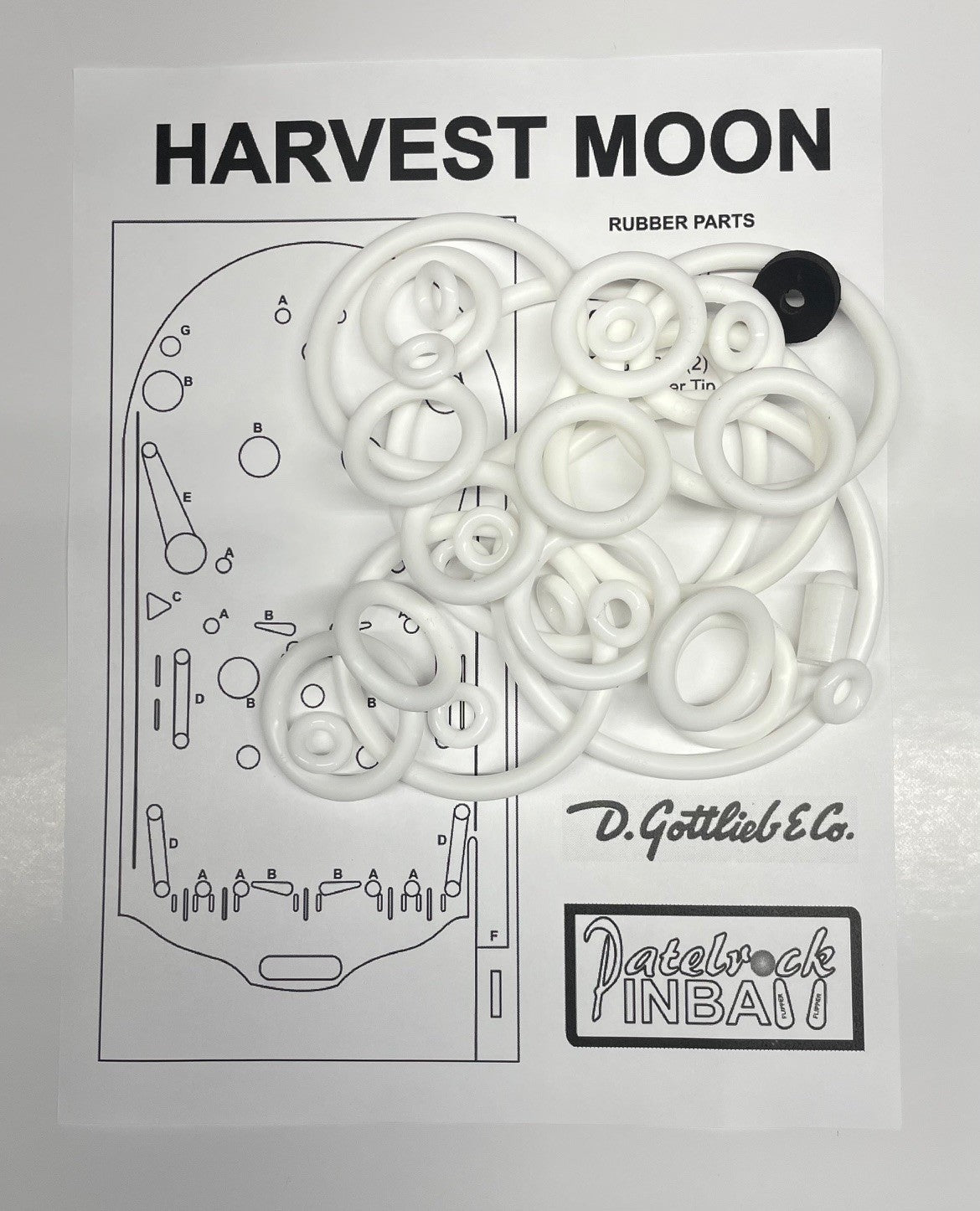 Gottlieb Harvest Moon Pinball Machine Maintenance Kit