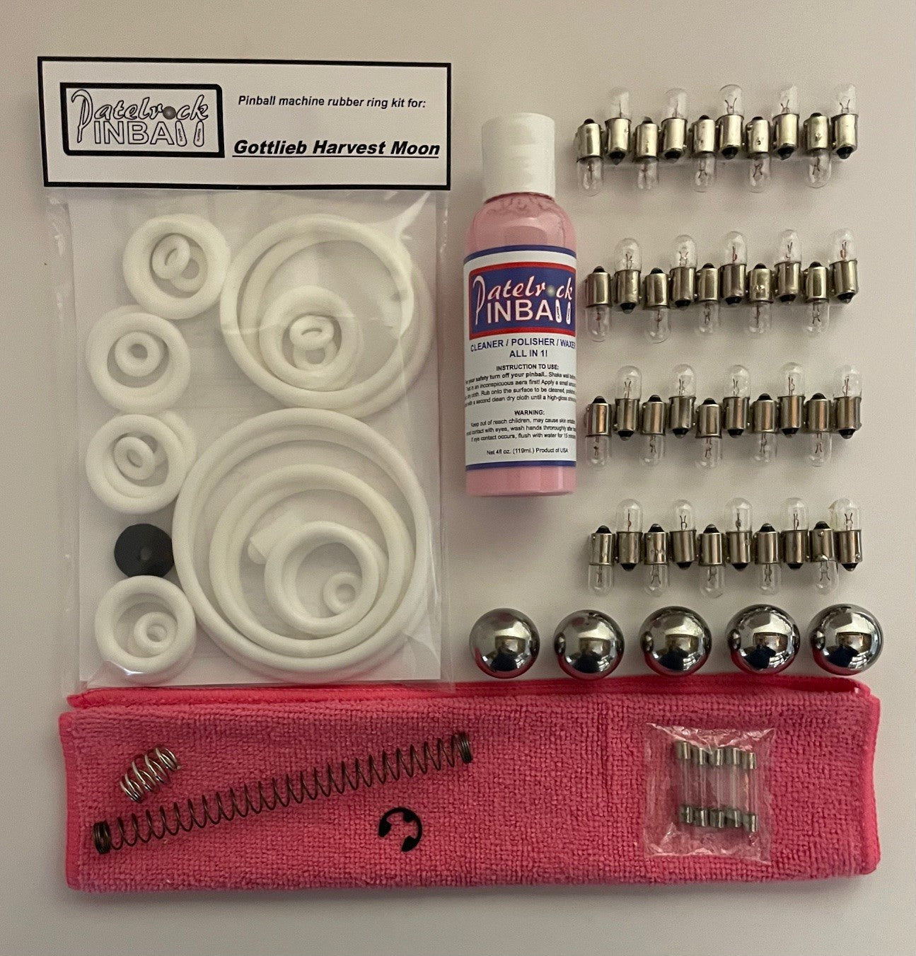 Gottlieb Harvest Moon Pinball Machine Maintenance Kit
