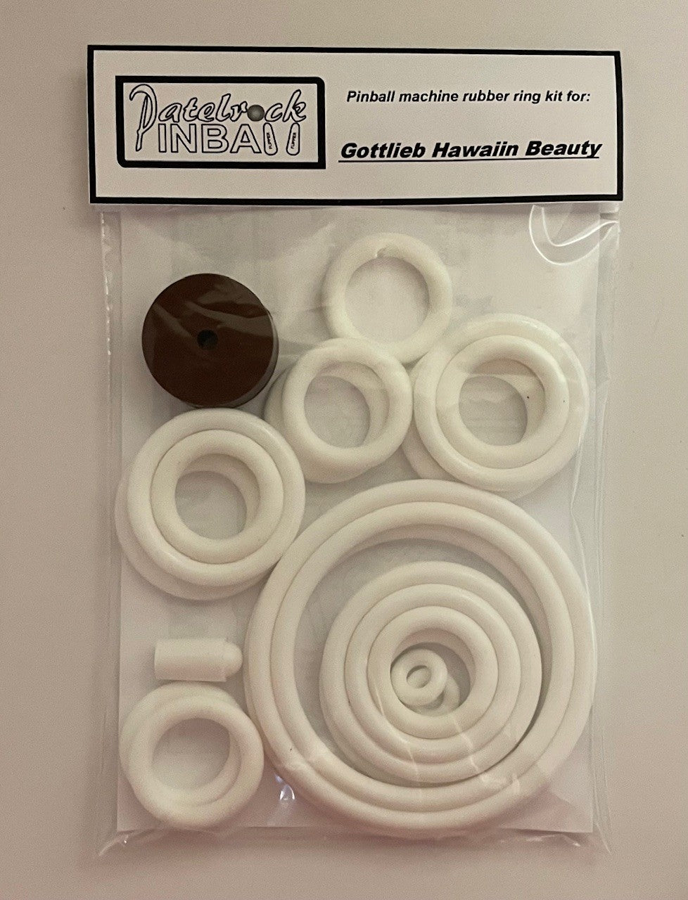 Gottlieb Hawaiian Beauty Pinball Machine Rubber Ring Kit