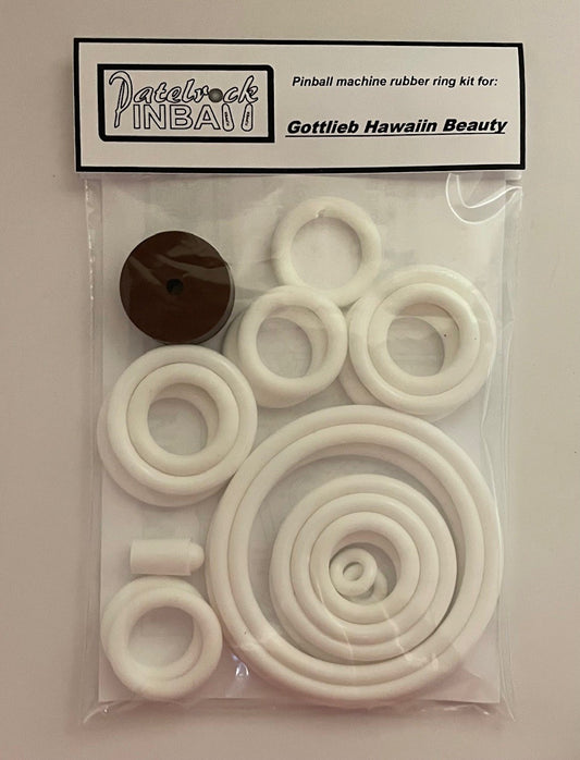 Gottlieb Hawaiian Beauty Pinball Machine Rubber Ring Kit