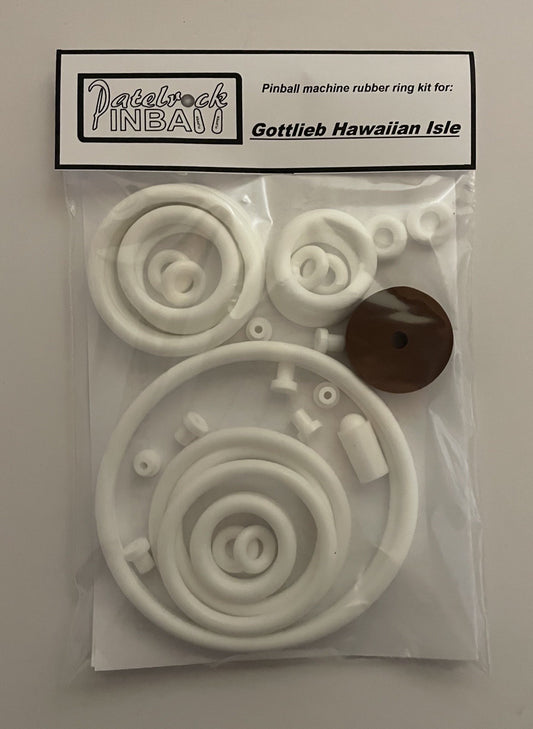 Gottlieb Hawaiian Isle Pinball Machine Rubber Ring Kit