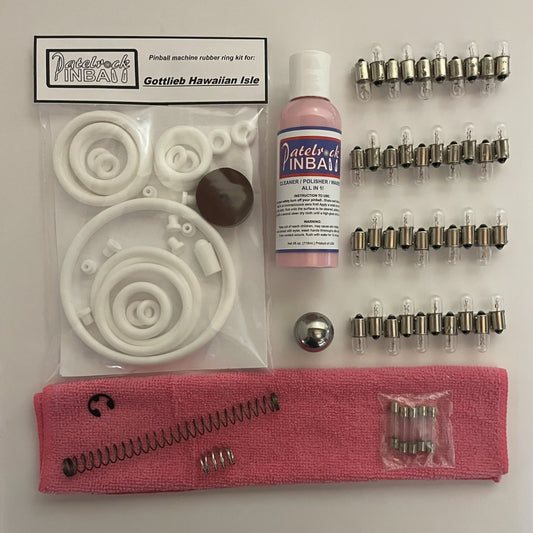 Gottlieb Hawaiian Isle Pinball Machine Maintenance Kit