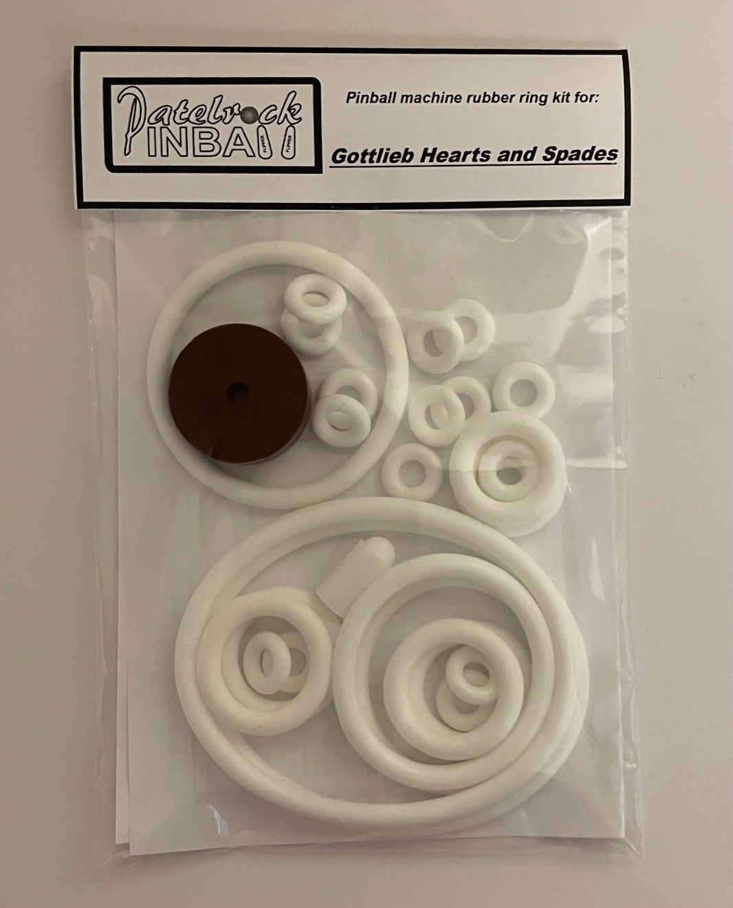 Gottlieb Hearts and Spades Pinball Machine Rubber Ring Kit