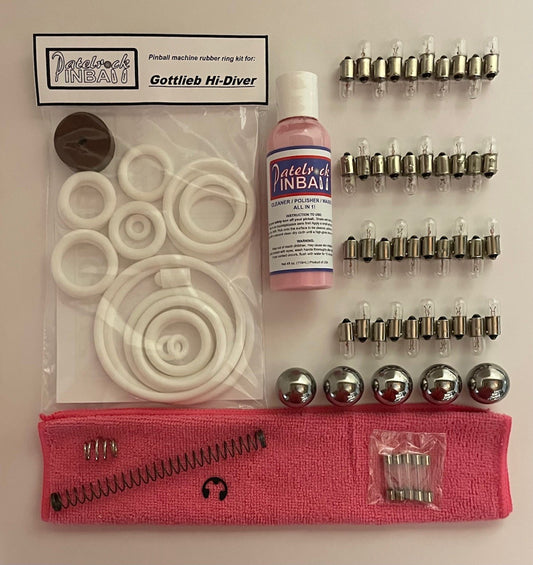Gottlieb Hi-Diver Pinball Machine Maintenance Kit