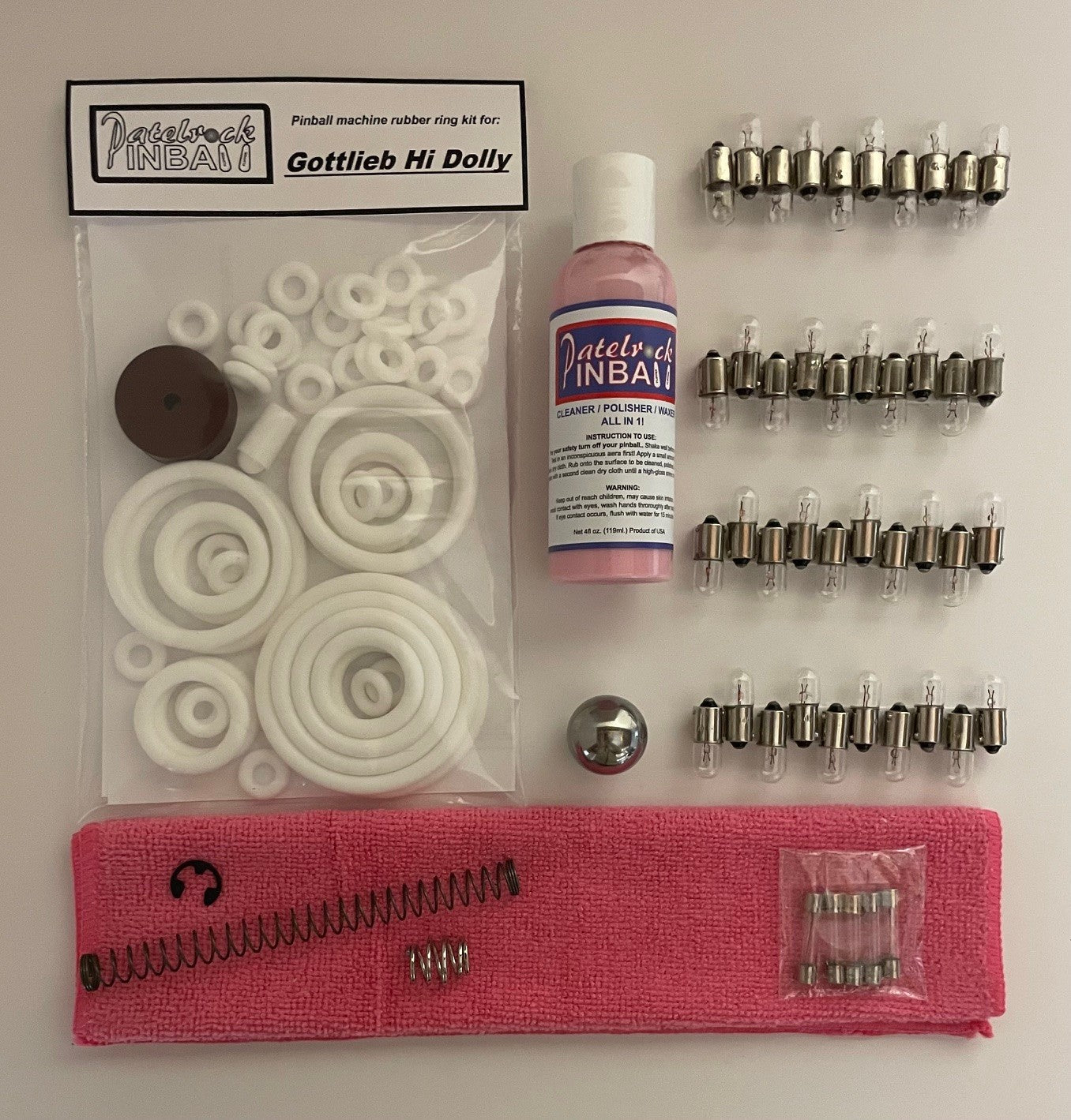Gottlieb Hi Dolly Pinball Machine Maintenance Kit