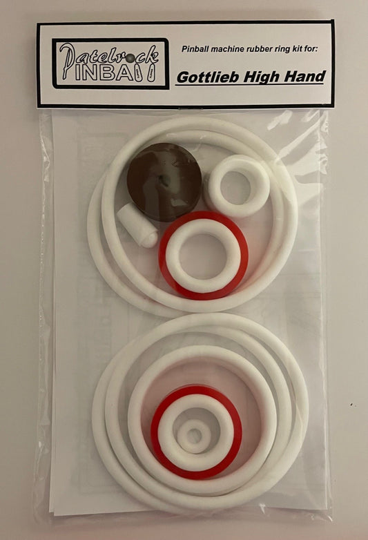 Gottlieb High Hand Pinball Machine Rubber Ring Kit