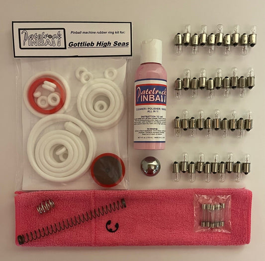 Gottlieb High Seas Pinball Machine Maintenance Kit