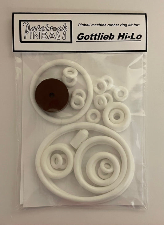 Gottlieb Hi-Lo Pinball Machine Rubber Ring Kit