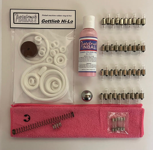 Gottlieb Hi-Lo Pinball Machine Maintenance Kit