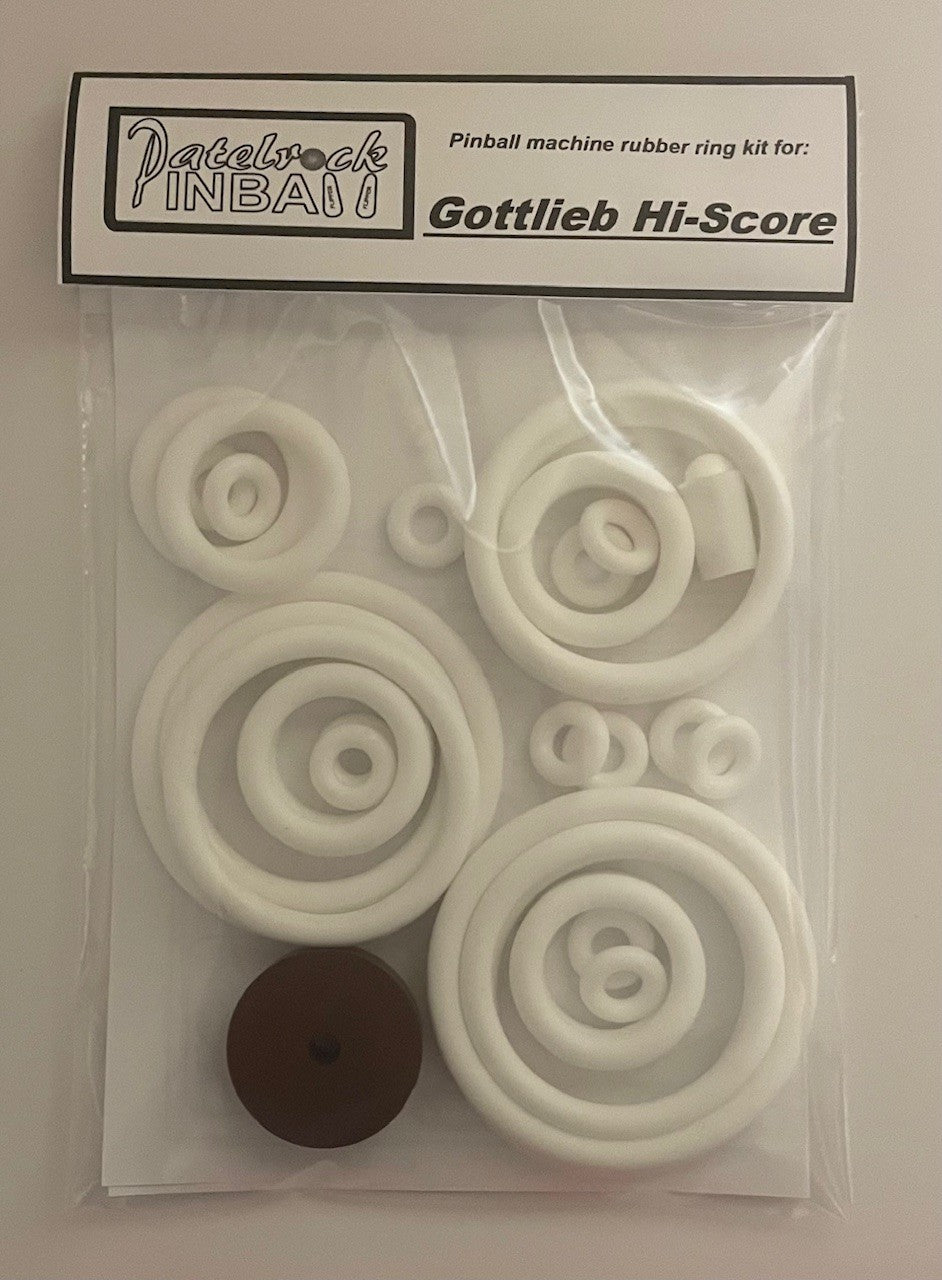 Gottlieb Hi-Score Pinball Machine Rubber Ring Kit