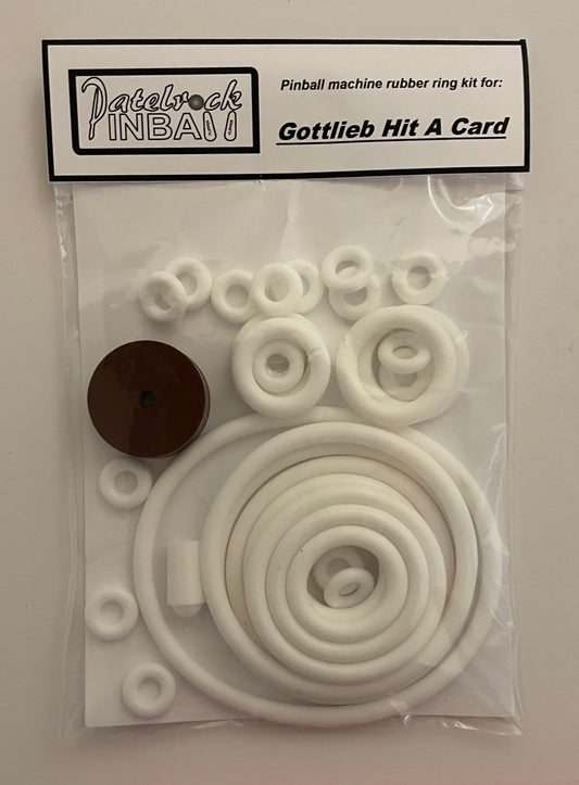 Gottlieb Hit-A-Card Pinball Machine Rubber Ring Kit