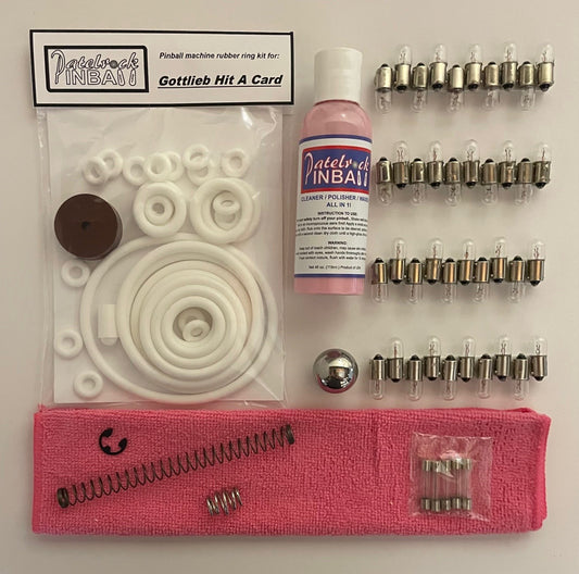 Gottlieb Hit A Card Pinball Machine Maintenance Kit