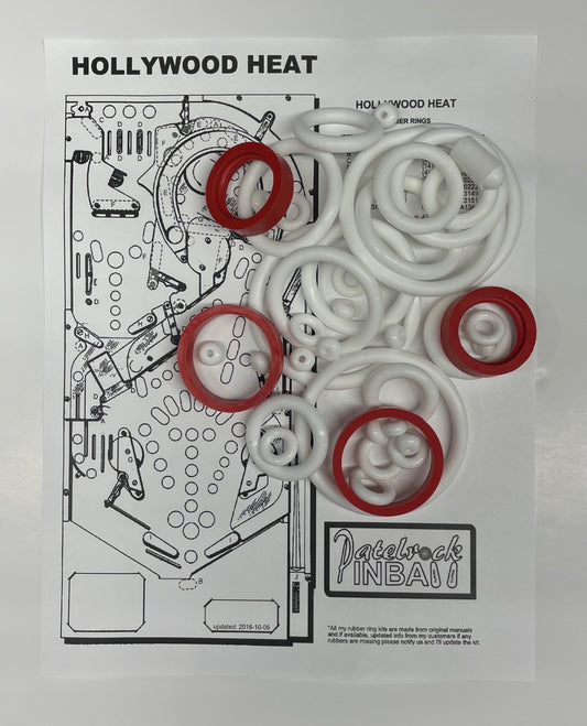 Gottlieb Hollywood Heat Pinball Machine Maintenance Kit