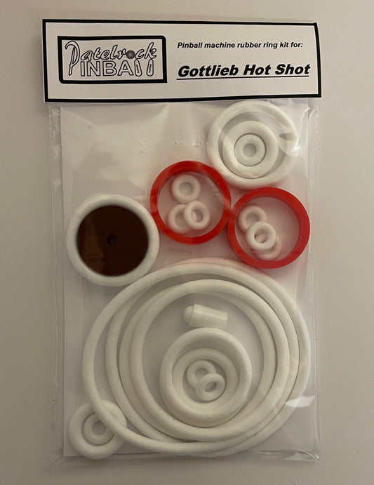 Gottlieb Hot Shot Pinball Machine Rubber Ring Kit