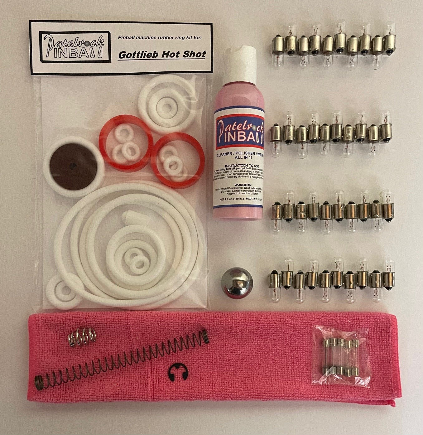 Gottlieb Hot Shot Pinball Machine Maintenance Kit