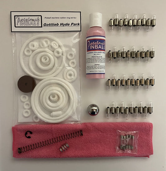 Gottlieb Hyde Park Pinball Machine Maintenance Kit