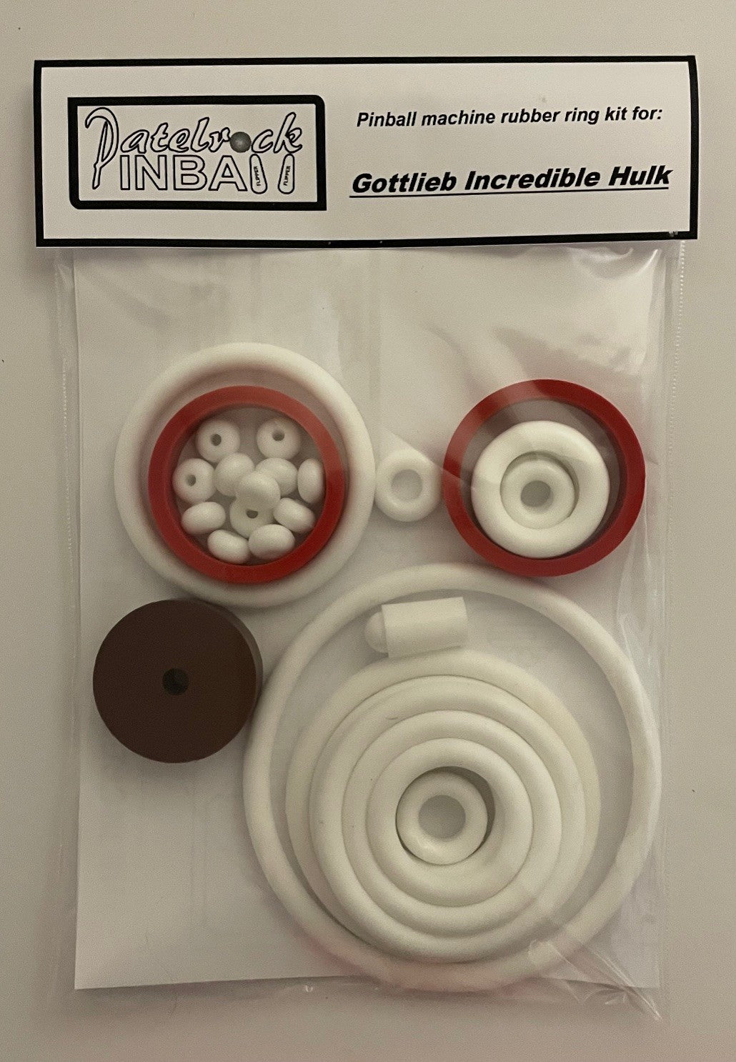 Gottlieb The Incredible Hulk Pinball Machine Rubber Ring Kit