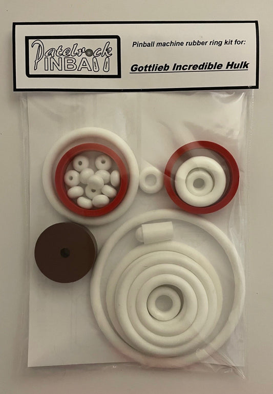 Gottlieb The Incredible Hulk Pinball Machine Rubber Ring Kit