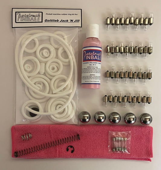 Gottlieb Jack N Jill Pinball Machine Maintenance Kit