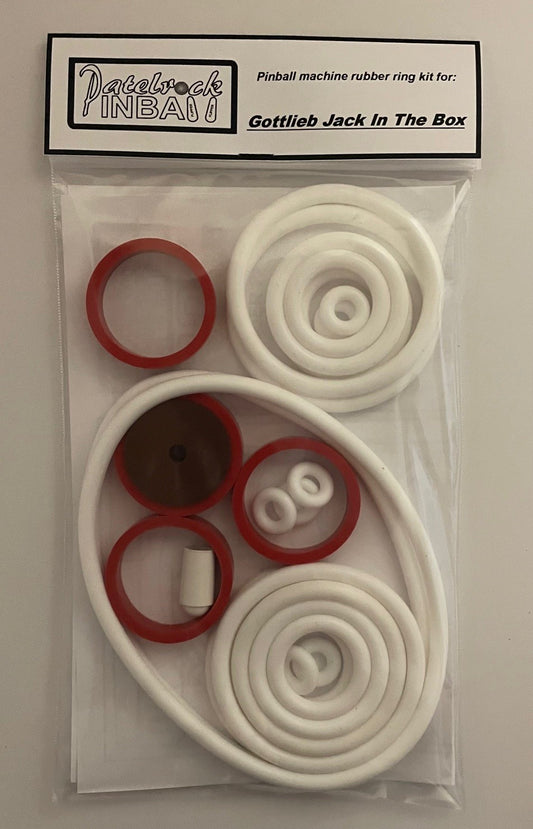 Gottlieb Jack in the Box Pinball Machine Rubber Ring Kit