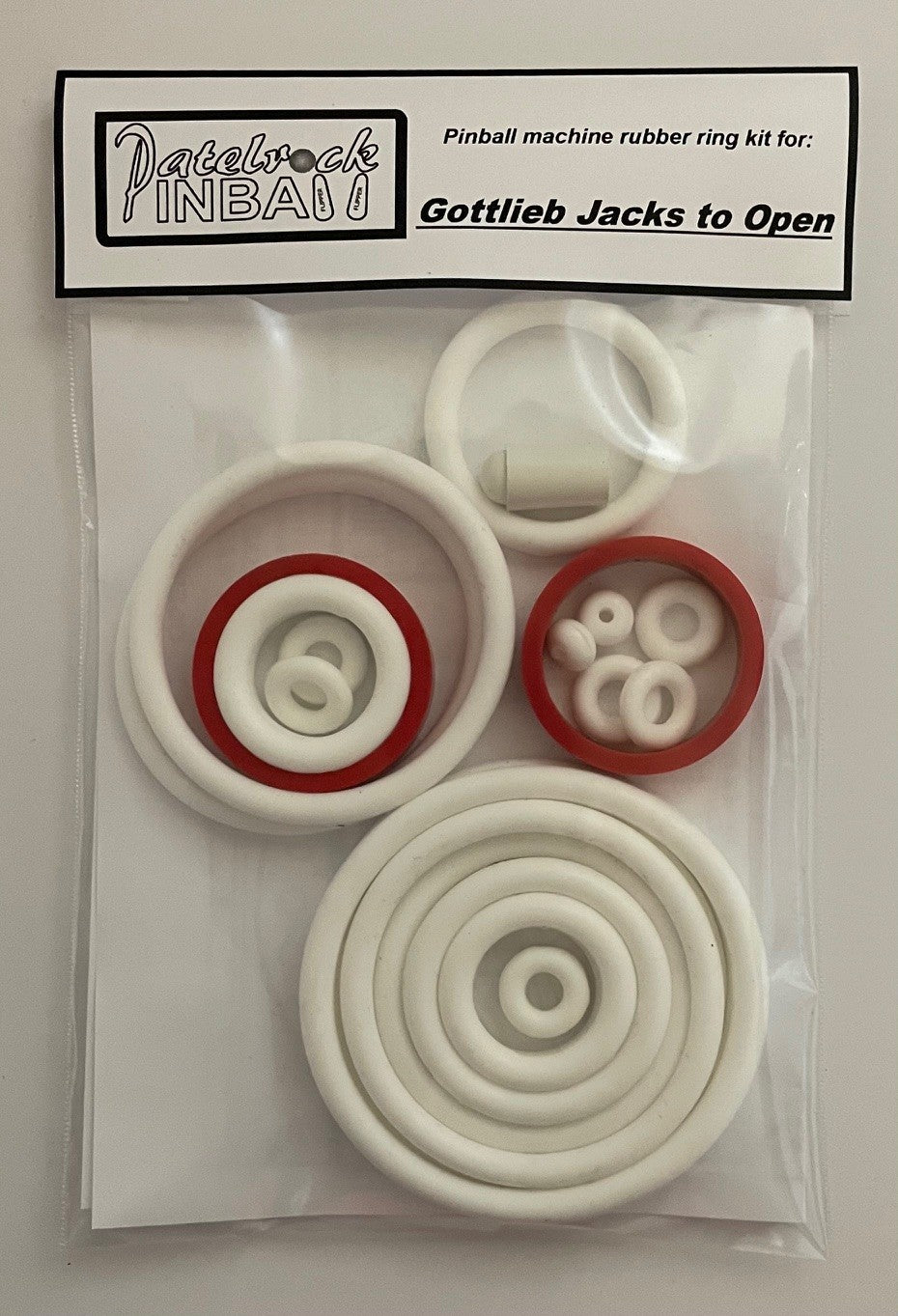 Gottlieb Jacks to Open Pinball Machine Rubber Ring Kit