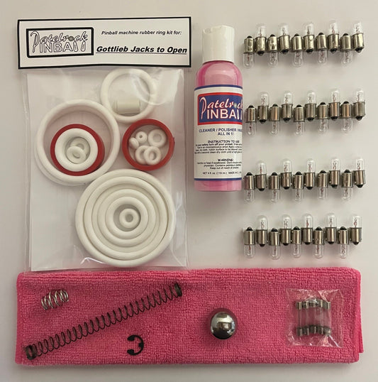 Gottlieb Jacks to Open Pinball Machine Maintenance Kit