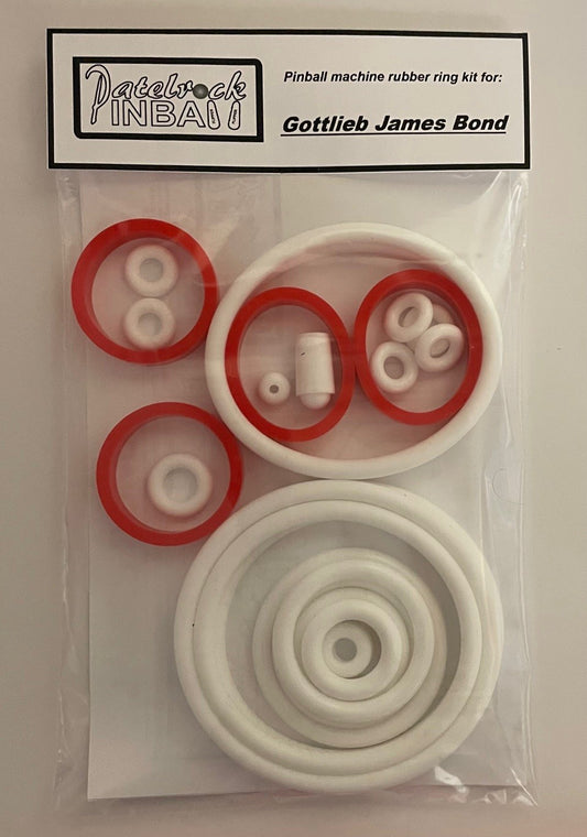 Gottlieb James Bond Pinball Machine Rubber Ring Kit