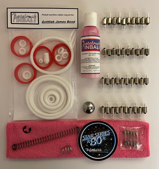 Gottlieb James Bond 007 Pinball Machine Maintenance Kit