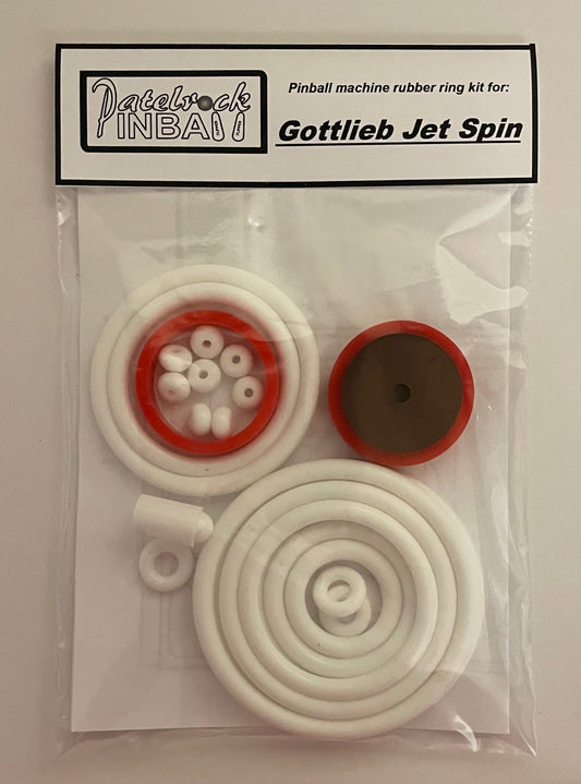 Gottlieb Jet Spin Pinball Machine Rubber Ring Kit