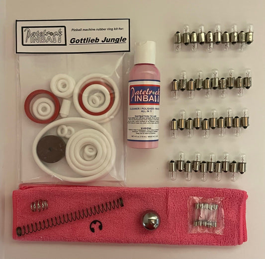 Gottlieb Jungle Pinball Machine Maintenance Kit