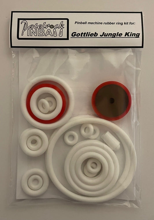 Gottlieb Jungle King Pinball Machine Rubber Ring Kit