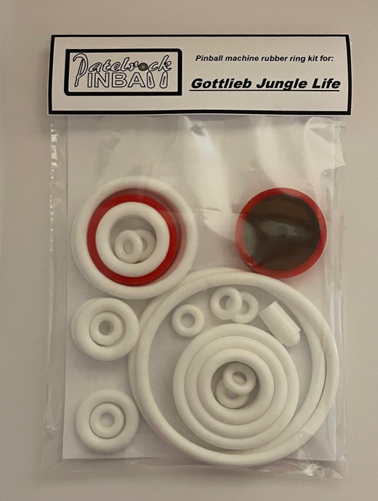 Gottlieb Jungle Life Pinball Machine Rubber Ring Kit