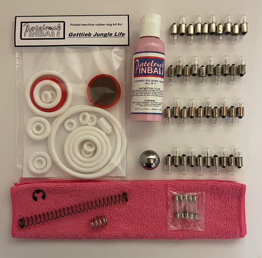 Gottlieb Jungle Life Pinball Machine Maintenance Kit