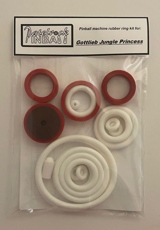 Gottlieb Jungle Princess Pinball Machine Rubber Ring Kit