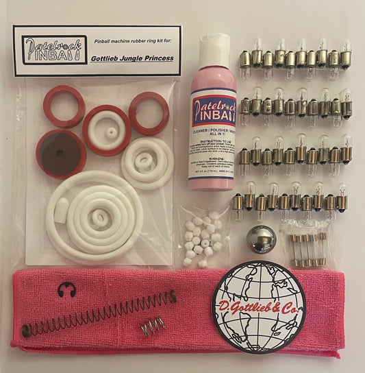Gottlieb Jungle Princess Pinball Machine Maintenance Kit