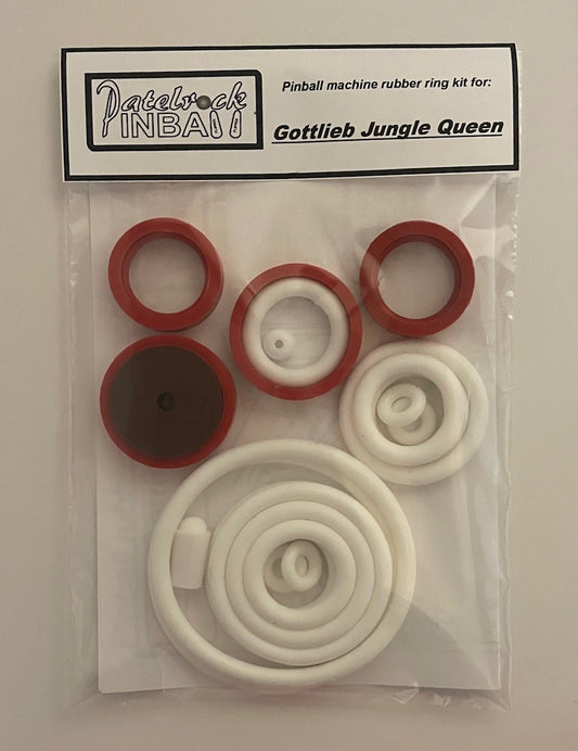 Gottlieb Jungle Queen Pinball Machine Rubber Ring Kit