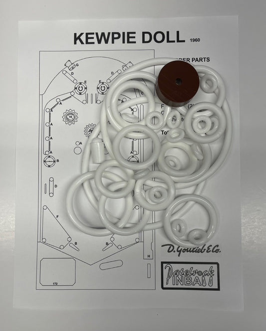 Gottlieb Kewpie Doll Pinball Machine Rubber Ring Kit