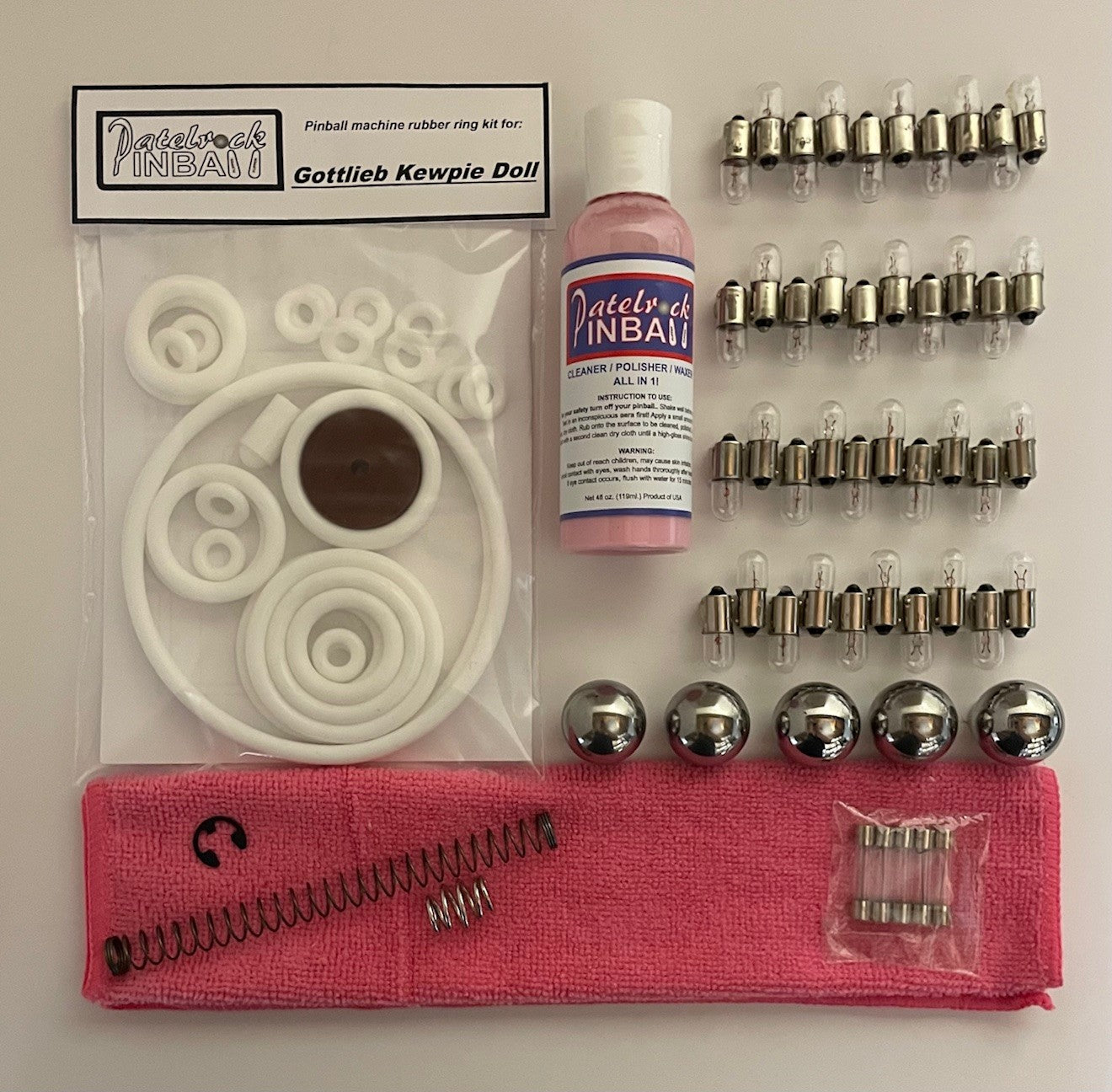 Gottlieb Kewpie Doll Pinball Machine Maintenance Kit