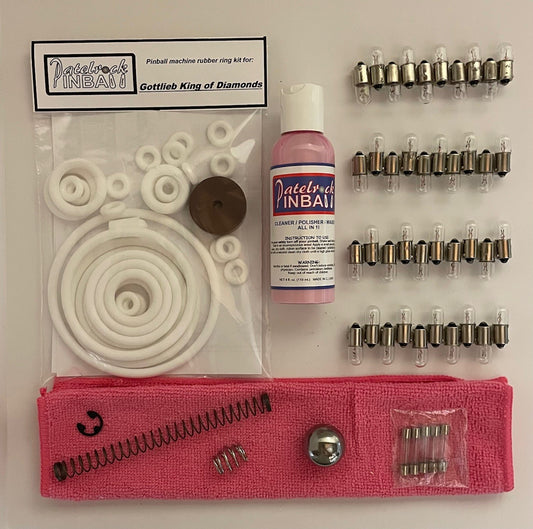 Gottlieb King of Diamond Pinball Machine Maintenance Kit