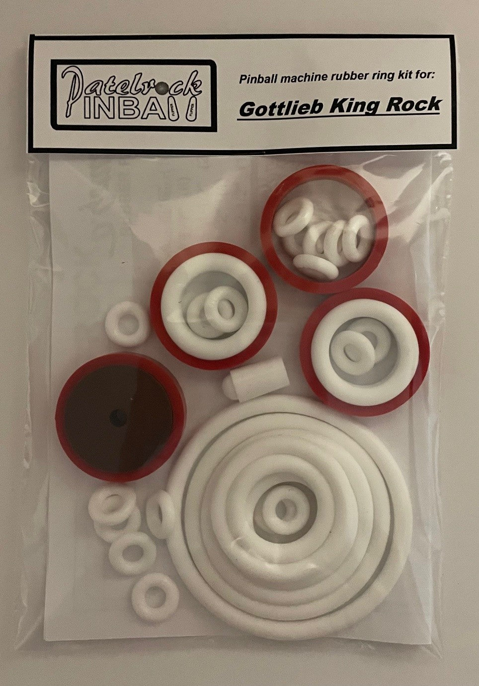 Gottlieb King Rock Pinball Machine Rubber Ring Kit