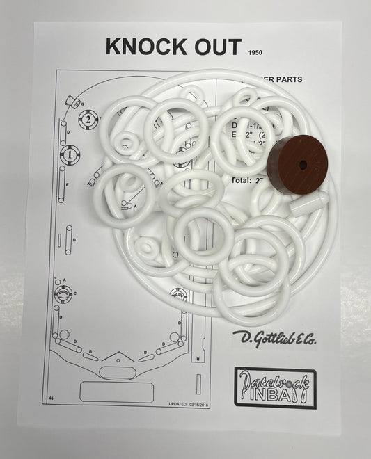 Gottlieb Knock Out Pinball Machine Maintenance Kit