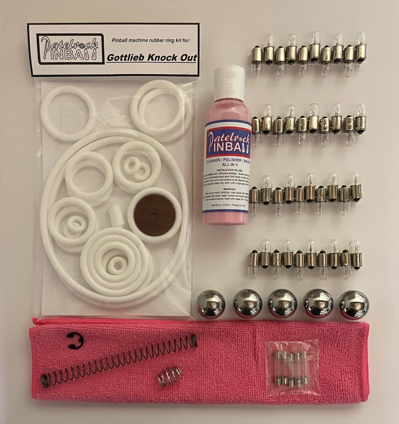 Gottlieb Knock Out Pinball Machine Maintenance Kit