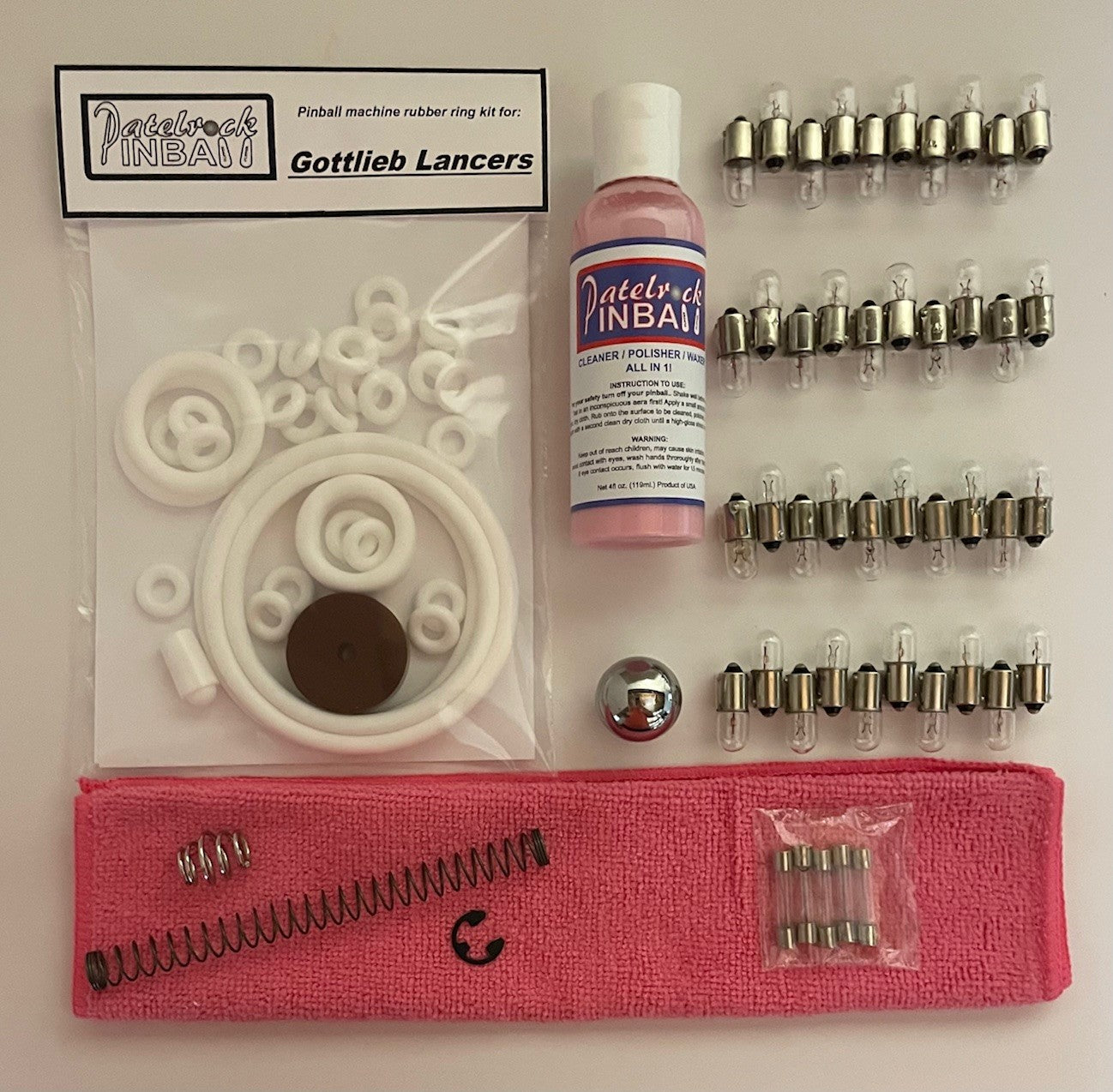 Gottlieb Lancers Pinball Machine Maintenance Kit